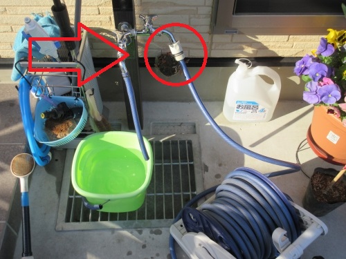 水道ホース ジョイントの水漏れ修理 電動工具のすすめ
